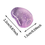 Purple Glow in the Dark Pebbles,200 Pcs Resin Luminous Stones,Decorative Rocks for Pathway Aquarium V1369-AZ3-W-14852