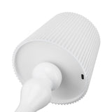 LED Cordless Table Lamp Iron Plastic Pleated Touch Control Stepless Dimmable USB Rechargeable V1294-YM0901-3119240085012