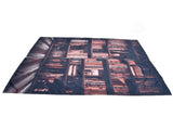 Living Room Curtains 3D Bookcase Printed Shading Curtains Bedroom Drapes V1294-YM0901-JY35922-02