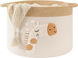 Diaper Caddy Organizer Basket, Woven Rope Storage Bin For Nursery Changing Table, Toy And Baby V1237-ZY-807-313