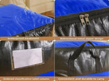 4-Pack 180L Extra-Large Storage Bags, Heavy-Duty, Wear-Resistant, Waterproof Moving Bags - Blue V1265-AU-097-LAN