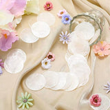 300 Pcs 2 Inch Round Capiz Shells with 2 Holes Round Natural Shell White Shells for Wind Chimes V1366-AZ2-W-14608