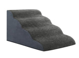 Pawz 4 Steps Pet Stairs Dog Ramp High Density Foam Grey PT1268-4-GY