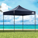 Instahut Gazebo Pop Up Marquee 3x3m Folding Tent Wedding Outdoor Camping Canopy Gazebos Shade Navy GAZEBO-T-3X3-F-NA