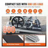 VEVOR Portable Wheelchair Ramp, 91 cm 363 kg Capacity, Non-Slip Aluminum Folding Threshold Ramp, V952-ZDKMJPD36YC19UQ9FV0