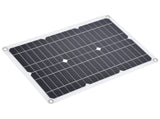 Dual USB Port Solar Panel Versatile Portable Solar Panel Charger Photovoltaic Charging with 10A V1294-YM0523-3114220034111