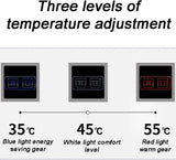 Grey Wearable Heated Blanket Shawl for Women - USB Powered Electric Wrap with 6 Carbon Fiber V888-ELOSUNG52209