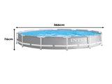 Intex 26712NP Prism Frame Swimming Pool 3.66m x 76cm with Pump A26712AU