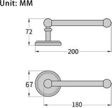 Toilet Roll Holder - Paper Holder - Toilet Roll Holder - Bathroom Accessories - 200 * 72 * 67 mm V1188-NK-BOL-413