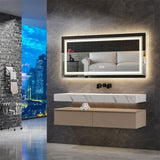 1050x500mm LED Bathroom Mirror Anti-fog Shatterproof V178-66717