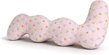 Long Rectangular Leg Pillow for Side Sleeping, Breathable Summer Cushion with Removable Washable V1107-115-33925-PNK-100CM