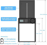 CARLA HOME Automatic Chicken Coop Door Opener with Timer Control, Anti-Pinch Protection, LCD Display LSB-36314