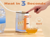 Portable Instant Hot Water Dispenser, 3S Rapid Heating Electric Water Boiler with Adjustable 5 V1337-DT-9CZ3-3IOV