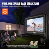 VEVOR Inflatable Movie Screen, 16 FT Inflatable Projector Screen for Outside with Blower and V952-TYPM20CQSCQSRCERLV3