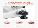 Meat Slicer 180W 250 mm Electric Deli Food Slicer for Meat Bread Cheese V952-DRQPJ180WBZDKGXJSV3