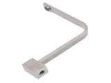 Brushed Nickel Square Spout Gooseneck Arm High Rise Bathtub Filler Water Outlet V1233-SP910BS