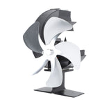 Wood Burner 5 Blades Ultra Quiet Air Circulation Heating Energy Saving Heat Powered Fireplace V1294-YM0706-3114230120313