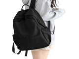 BJLFS Unisex Lightweight Water-Resistant Backpack Black V1189-LWWAL-20260325-00066