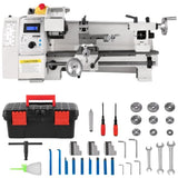 VEVOR Mini Metal Lathe 8x14, Mini Lathe Machine 2250 PRM Variable Speed Change,Precision Mini Lathe V952-JSMNCC8X140000001V3