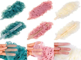 Back Scrubber for Shower,Loofah Long Handle Bath Body Brush,Soft Nylon Mesh Sponge for Shower,Loofah V1369-AZ3-W-02990