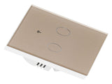 Type 86 2Way Smart Switch Touch Voice Household CapacitorFree Backlit Switch for Zigbee Tuya V1294-YM0901-3113210139213