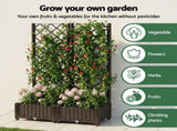 Green Fingers Raised Garden Bed Vertical Planter Self Watering Large Elevated Veggie Box 80x40x122cm GARDEN-PP-PANEL-80