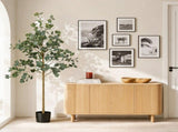Artiss 180cm Artificial Eucalyptus Tree with Realistic Textured Leaves for Indoor Home Office Decor AP-TREE-EUCALY-180