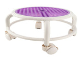 Round Rolling Low Stool Comfortable Universal Wheel Movable Mini Stool High Weight Capacity for Home V1294-YM0901-3116230016213