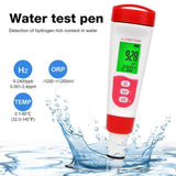 Hydrogen Water Quality Tester H2 Monitor, TEMP & ORP Meter 0-2400PPb for Drinking Water, Aquariums, V1370-AZ4-08094