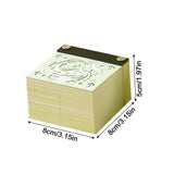 3D Cute Animal Model Dragon Paper Card Craft, 3D Sticky Note Art Notepad Chinese Dragon Year Paper V1366-AZ2-W-06081