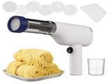 White Portable Rechargeable Noodle Maker - Multiple Shaping Discs V888-ELOSUNG31128