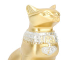 Ancient Egyptian Statue Cat Candle Holder Handwork Creativity Candlestick Egyptian Figurine for V1294-YM0901-3115230130712