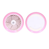 Desktop Humidifying Electric Fan Foldable Water Spray Mist Fan USB Charging for Home Office V1294-YM0901-3113210091311