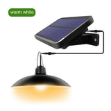 Solar Powered Pendants Lamp 16 LEDs Hanging Shed Light Indoor & Outdoor for Garden Yard Patio V1294-YM0901-L4270WW
