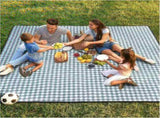 Waterproof Picnic Blanket Foldable Vegetable Print for 6 to 8 People, 203 x 203 cm V1237-ZY-818-102