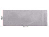 2 Pack Bath Sheets Set Cotton Extra Large Towel Grey TOWEL-D-180-L-GR