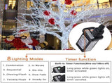 Christmas Lights Cool White, 75 Ft 200 LED Christmas String Lights Connectable, 8 Modes, Timer, V1258-DP02-C-405