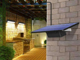 Solar Rope Pull Wall Light Outdoor Waterproof Solar Patio Wall Lamp, 1-to-2 Design with Black V1107-CS-MEUDZ22