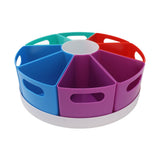 Desk Storage Box 360 Degree Rotating Removable Bins Pen Holder Desktop Stationery Organizer for Pens V1294-YM0901-3117230142711