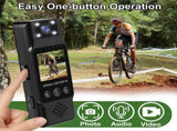 Mini Body Camera with 180 Rotatable Lens, Night Vision & Motion Detection - 1.3 Screen 1200mAh V888-ELOSUNG35713