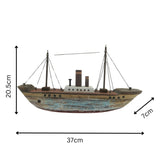 Handcrafted Ship Ornament 37cm V637-12807SHP