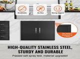 BBQ Access, 788x610 mm Double Outdoor Kitchen, Cold Plate Flush Mount, Wall Vertical V952-SMMBSCJMHS31CL51JV0