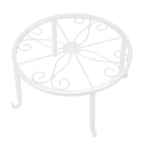 Single Layer Iron Plant Stand Floor Standing Simple Low Plant Stand Balcony Living Room Flower V1294-YM0717-3111220212114