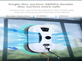 Smart Robot Window Cleaner - Automatic Glass Cleaning Washer with Remote Control - 2800Pa Suction & V888-ELOSUNG41027