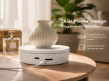 Rotating Display Stand, Dual Power Mode, Adjustable Speed and Bidirectional Rotation, for V1369-AZ3-W-12349
