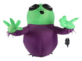 Window Blow Up Alien 3.9ft LED Powerful Blower 210T Polyester Fiber IP44 Water Resistant Ghost Broke V1294-YM0901-3115240071112