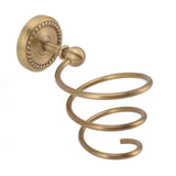 Hair Dryer Holder Antique Brass Hair Care Tools Holder Wall Mount Bronze Finished Spiral Hair Dryer V1294-YM0626-3112220089711