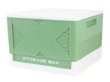 Toys Storage Box with Building Baseplate 37L Stackable Foldable Building Blocks Organizer Storage V1294-YM0901-3117250061412