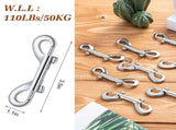 30 Pcs Double Ended Bolt Snaps Heavy Duty Metal Clips for Scuba Diving Farm Gates and Pet Harnesses V1189-LC-RY-00097