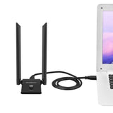 Simplecom NW628v2 AX1800 Dual Band WiFi 6 USB Adapter with 2x 5dBi High Gain Antennas V28-SIMNW628V2